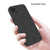 Mobizang Soft Full Fabric Protective Back Case Cover for Apple iPhone 16E | Shockproof Slim Hard Anti Slip Back Case (Black)