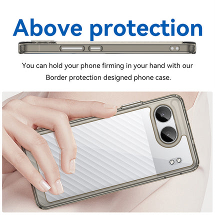 Mobizang Unicorn Acrylic Clear Back Cover For OnePlus Nord 4 | Slim Shockproof [Military Grade Protection] Hybrid Bumper Case (Grey Sides)