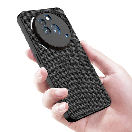 Mobizang Soft Full Fabric Protective Back Case Cover for Nothing Phone 3A Pro | Shockproof Slim Hard Anti Slip Back Case (Black)