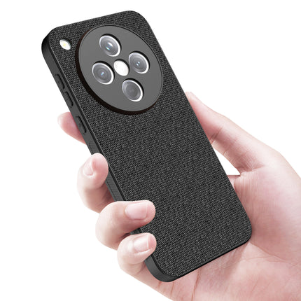 Mobizang Soft Full Fabric Protective Back Case Cover for Oppo Find X8 | Shockproof Slim Hard Anti Slip Back Case (Black)