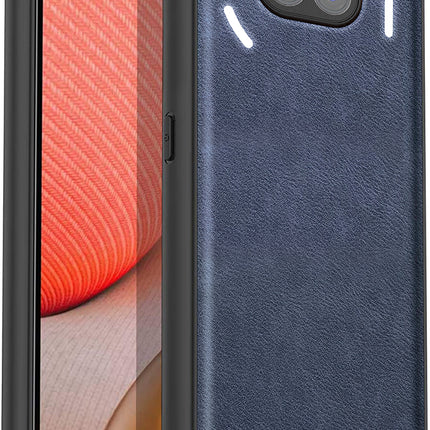 Kapa Tux Leather Back Cover for Nothing Phone 2A | Slim Shockproof Camera Protection Bumper Case (Blue)