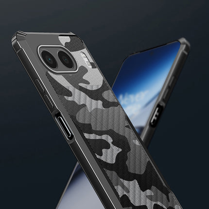 Mobizang Bull Camouflage Back Cover for OnePlus Nord 4 | [Military Grade Protection] Shock Proof Slim Hybrid Bumper Case (Black)