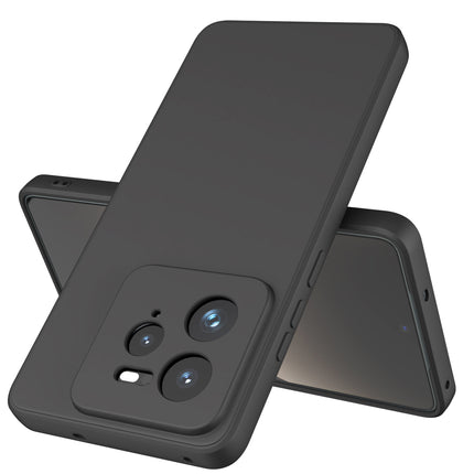Mobizang Matte Protective Lens Flexible Back Cover for Realme GT 7 PRO | Slim Silicone with Soft Lining Shockproof Full Body Bumper Case (Black)