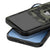 Mobizang Tank Back Cover for IQOO 13 (5G) | Inbuilt Ring + Slider Shockproof Lens Protection Bumper Back Case (Black)