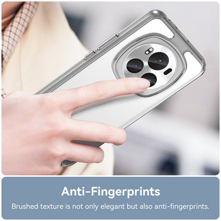 Mobizang Unicorn Acrylic Clear Back Cover For Honor Magic 6 PRO | Slim Shockproof [Military Grade Protection] Hybrid Bumper Case (Clear Sides)