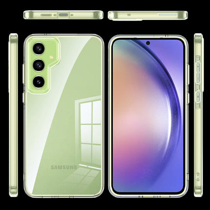 Mobizang Shield Clear Acrylic Back Shock Proof Case Cover for Samsung Galaxy S24 Plus (Transparent)