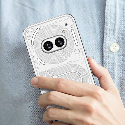 Kapa Double Dip Full 360 Protection Back Case Cover for Nothing Phone 2A (Silver)