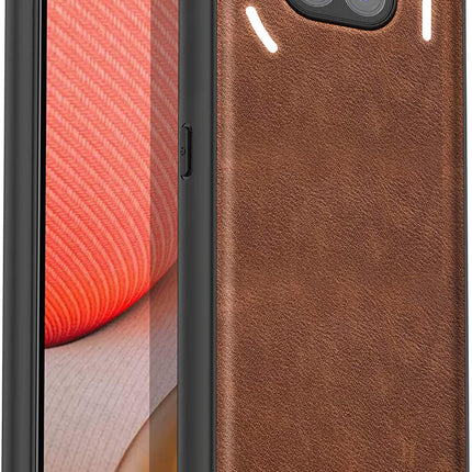 Kapa Tux Leather Back Cover for Nothing Phone 2A | Slim Shockproof Camera Protection Bumper Case (Brown)