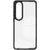 Mobizang Hawkeye Clear Back Cover for OnePlus Nord CE 4 | Camera Lens Protector Shockproof Slim Clear Case Cover (Black)