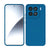 Mobizang Matte Protective Lens Flexible Back Cover for Xiaomi 15 5G | Slim Silicone with Soft Lining Shockproof Full Body Bumper Case (Blue)