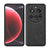 Mobizang Tux Leather Back Cover for Xiaomi 15 Ultra | Slim Shockproof Camera Protection Bumper Case (Black)