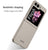 Mobizang Ultra Thin Back Case for Samsung Galaxy Flip6 / Z Flip 6 | Full Body Protection Hard Back Cover (Titanium)