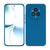 Mobizang Matte Protective Lens Flexible Back Cover for Realme 14 Pro+ (Plus) 5G | Slim Silicone with Soft Lining Shockproof Full Body Bumper Case (Blue)