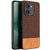 Mobizang Soft Fabric & Leather Hybrid Protective Back Cover for IQOO Z9X | Shockproof Slim Hard Anti Slip Back Case (Brown)