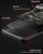 Mobizang Tank Back Cover for Samsung Galaxy S24 Ultra | Inbuilt Ring + Slider Shockproof Lens Protection Bumper Back Case (Black)