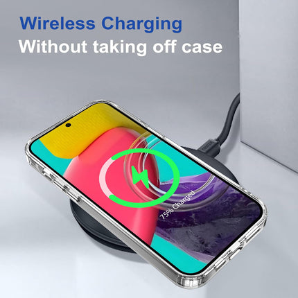 Mobizang Warrior Acrylic Clear Back Cover For Nothing Phone 3A Pro | Slim Shockproof [Military Grade Protection] Hybrid Bumper Case (Clear Sides)