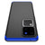 Mobizang Double Dip Full 360 Protection Back Case Cover for Vivo V30 (5G) / Vivo 30 Pro (5G) (Blue,Black)