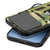 Mobizang Tank Back Cover for IQOO 13 (5G) | Inbuilt Ring + Slider Shockproof Lens Protection Bumper Back Case (Green)