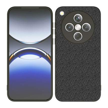 Mobizang Soft Full Fabric Protective Back Case Cover for Oppo Find X8 | Shockproof Slim Hard Anti Slip Back Case (Black)