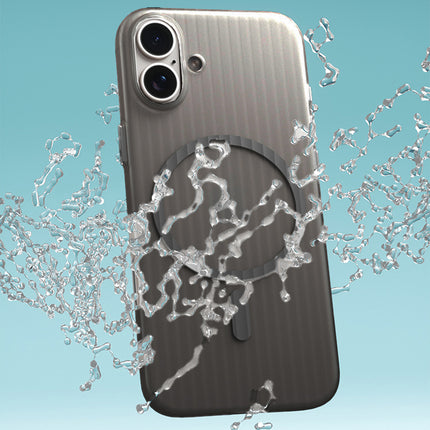 Mobizang Matte Magnetic Wave Grip Back Cover for Vivo X200 Ultra | [MagSafe Compatible] Wireless charging, Slim, Metal Buttons, Frosted Back Case (Blue)