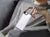Mobizang Warrior Acrylic Clear Back Cover For Apple iPhone 16E | Slim Shockproof [Military Grade Protection] Hybrid Bumper Case (Purple Sides)