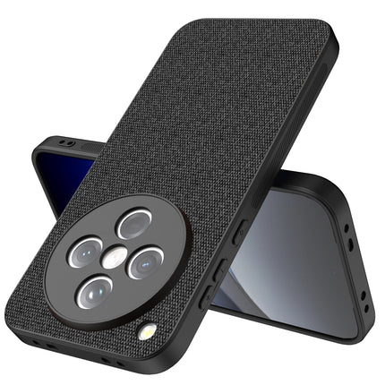 Mobizang Soft Full Fabric Protective Back Case Cover for Oppo Find X8 | Shockproof Slim Hard Anti Slip Back Case (Black)