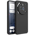 Mobizang Matte Protective Lens Flexible Back Cover for Nothing Phone 3A Pro | Slim Silicone with Soft Lining Shockproof Full Body Bumper Case (Black)