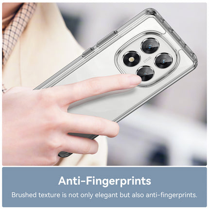 Mobizang Unicorn Acrylic Clear Back Cover For Redmi Note 14 Pro (5G) | Slim Shockproof [Military Grade Protection] Hybrid Bumper Case (Clear Sides)