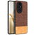 Mobizang Soft Fabric & Leather Hybrid Protective Back Cover for Honor 200 Pro (5G) | Shockproof Slim Hard Anti Slip Back Case (Brown)