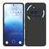 Mobizang Matte Protective Lens Flexible Back Cover for Nothing Phone 3A 5G | Slim Silicone with Soft Lining Shockproof Full Body Bumper Case (Black)