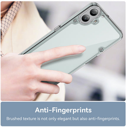 Mobizang Unicorn Acrylic Clear Back Cover For Nothing CMF Phone 1 | Slim Shockproof [Military Grade Protection] Hybrid Bumper Case (Clear Sides)