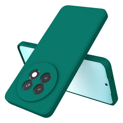 Mobizang Matte Protective Lens Flexible Back Cover for Realme 13 PRO / 13 PRO PLUS | Slim Silicone with Soft Lining Shockproof Full Body Bumper Case (Green)