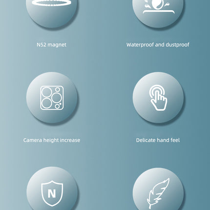 Mobizang Matte Magnetic Wave Grip Back Cover for Vivo X200 Ultra | [MagSafe Compatible] Wireless charging, Slim, Metal Buttons, Frosted Back Case (Blue)