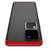 Kapa Double Dip Full 360 Protection Back Case Cover for Vivo V30 (5G) / Vivo 30 Pro (5G) (Red , Black)