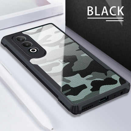 Mobizang Beetle Camouflage Back Cover for OnePlus Nord CE 4 | [Military Grade Protection] Shock Proof Slim Hybrid Bumper Case (Black)
