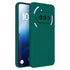 Mobizang Matte Protective Lens Flexible Back Cover for Nothing Phone 3A 5G | Slim Silicone with Soft Lining Shockproof Full Body Bumper Case (Green)
