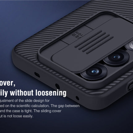 Mobizang Camshield Back Cover for OnePlus Nord CE 4 | Inbuilt Slider Shockproof Lens Protection Case (Black)