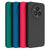 Mobizang Matte Protective Lens Flexible Back Cover for Realme 14 Pro+ (Plus) 5G | Slim Silicone with Soft Lining Shockproof Full Body Bumper Case (Black)