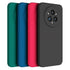 Mobizang Matte Protective Lens Flexible Back Cover for Realme 14 Pro+ (Plus) 5G | Slim Silicone with Soft Lining Shockproof Full Body Bumper Case (Black)