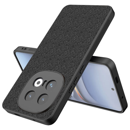 Mobizang Soft Full Fabric Protective Back Case Cover for Iqoo 13 (5G) | Shockproof Slim Hard Anti Slip Back Case (Black)