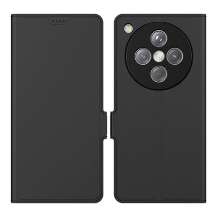 Mobizang Noble Slim Magnetic Leather Flip Case Cover for Oppo Find X8 | Card Holder Stand Flip Wallet Case (Black)