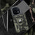 Mobizang Tank Back Cover for IQOO 13 (5G) | Inbuilt Ring + Slider Shockproof Lens Protection Bumper Back Case (Black)