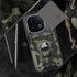 Mobizang Tank Back Cover for IQOO 13 (5G) | Inbuilt Ring + Slider Shockproof Lens Protection Bumper Back Case (Black)