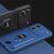 Kapa Bisen Back Cover for Redmi Note 13 Pro Plus (5G) | Inbuilt Camera Slider Ring Stand and Card Pocket Shockproof Slim Bumper Back Case (Blue)
