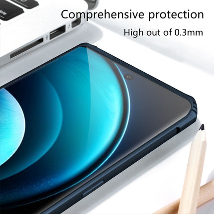 Mobizang Beetle Camouflage Back Cover for Vivo X100 Pro (5G) | [Military Grade Protection] Shock Proof Slim Hybrid Bumper Case (Blue)