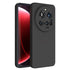 Mobizang Matte Protective Lens Flexible Back Cover for Xiaomi 15 Ultra | Slim Silicone with Soft Lining Shockproof Full Body Bumper Case (Black)