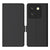 Mobizang Noble Slim Magnetic Leather Flip Case Cover for Poco M7 Pro | Card Holder Stand Flip Wallet Case (Black)
