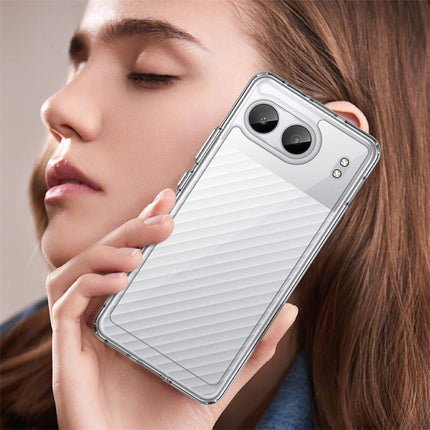 Mobizang Unicorn Acrylic Clear Back Cover For OnePlus Nord 4 | Slim Shockproof [Military Grade Protection] Hybrid Bumper Case (Clear Sides)