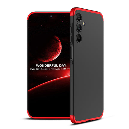 Kapa Double Dip Full 360 Protection Back Case Cover for Samsung Galaxy A15 (5G) (Red , Black)