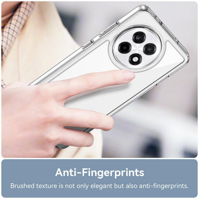 Mobizang Unicorn Acrylic Clear Back Cover For OnePlus 13R | Slim Shockproof [Military Grade Protection] Hybrid Bumper Case (Clear Sides)